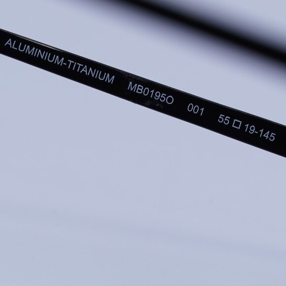 Montblanc MB0195O 001 Eyeglasses Black 55mm Aviator Frame - Picture 7 of 11